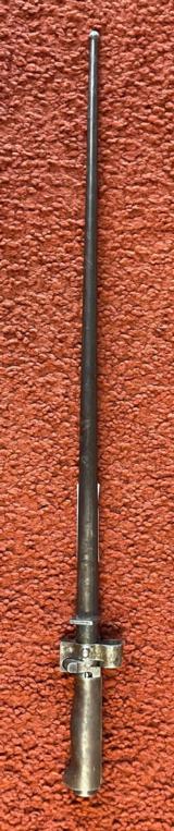 French Lebel Bayonet With Matching Number Scabbard - 2 of 9