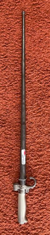 French Lebel Bayonet With Scabbard - 1 of 11