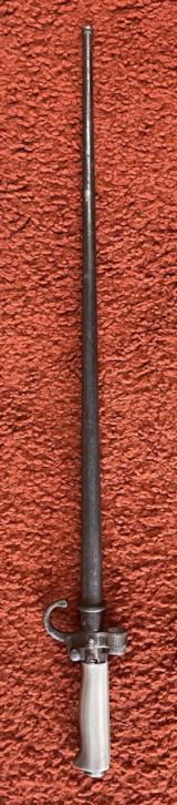 French Lebel Bayonet With Scabbard - 2 of 11