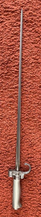 French Lebel Bayonet With Scabbard - 3 of 11