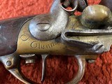 French Model 1877 Flintlock Cavalry Pistol With Belt Hook - 10 of 11
