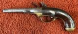 French Model 1877 Flintlock Cavalry Pistol With Belt Hook - 2 of 11
