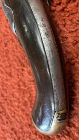 French Model 1877 Flintlock Cavalry Pistol With Belt Hook - 6 of 11