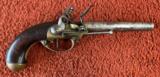 French Model 1877 Flintlock Cavalry Pistol With Belt Hook - 1 of 11