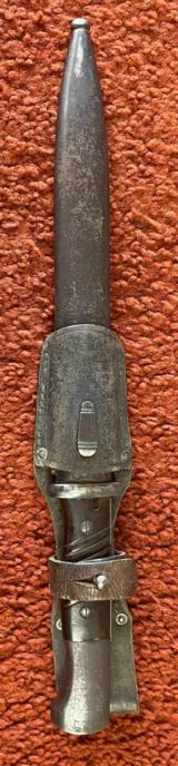 German K98 Mauser Bayonet With Scabbard And Frog - 1 of 12