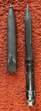 French FN FAL Bayonet With Scabbard - 6 of 7