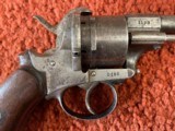 Model 1854 Lefaucheaux 12 MM Revolver Belgian Made - 8 of 14