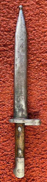 1935 Turkish Mauser Bayonet Arsenal Modified To Fit The M1 Garand - 2 of 11