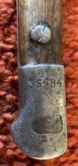 1935 Turkish Mauser Bayonet Arsenal Modified To Fit The M1 Garand - 5 of 11