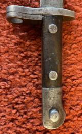 1935 Turkish Mauser Bayonet Arsenal Modified To Fit The M1 Garand - 6 of 11