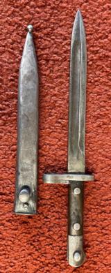 1935 Turkish Mauser Bayonet Arsenal Modified To Fit The M1 Garand - 3 of 11