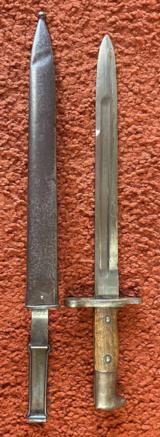 U.S. Krag Bayonet With Scabbard Dated 1900 - 3 of 12