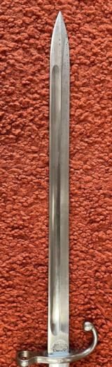 1891 Argentine Mauser Bayonet With Scabbard And Leather Frog - 10 of 14