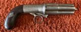 Very Early 12 MM Pepperbox By Casimir Lefaucheux Made at his
early Paris shop in 1848 or !849 - 2 of 16