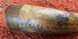 Antique Rawhide Covered Powder Horn From The Jim Dresslar Collection - 4 of 6