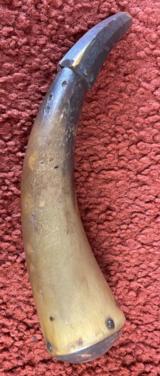 Antique Powder Horn Dated 1864 - 2 of 7