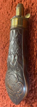 Antique Hawksley Powder Flask - 7 of 8