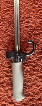 French Lebel Bayonet With Scabbard - 5 of 11