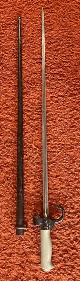 French Lebel Bayonet With Scabbard - 2 of 11