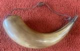 Huge Decorated Antique Powder Horn - 1 of 9