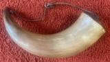 Huge Decorated Antique Powder Horn - 2 of 9