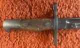 Type 30 Japanese Bayonet With Scabbard - 6 of 9