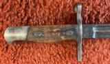 Type 30 Japanese Bayonet With Scabbard And Leather Frog - 6 of 11
