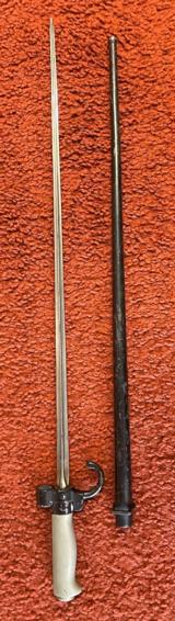 French Lebel Bayonet With Scabbard - 2 of 7