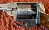 Rare Engraved Percussion Loron Revolver - 13 of 15