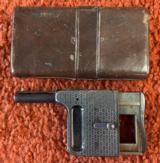 Gaulois Cased Engraved 8MM Palm Pistol - 1 of 10