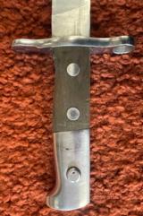 Schmidt Rubin M-1914 Swiss Sawback Bayonet And Scabbard - 4 of 11
