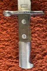 Schmidt Rubin M-1914 Swiss Sawback Bayonet And Scabbard - 3 of 11