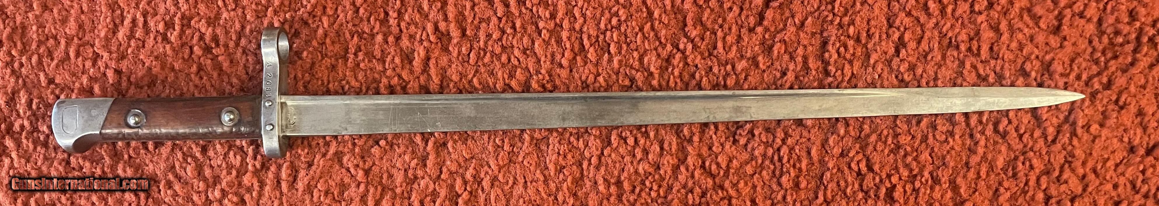 Bayonet For The Greek Models 1903 And 1903 14 Mannlicher Schoenauer Rifles