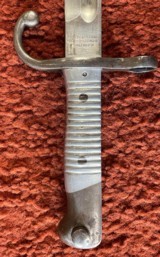 Bayonet For The Argentine Model 1891 Mauser Rifle - 4 of 8