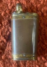 Antique 3 Compartment Powder Flask By Dixon And Sons Sheffield