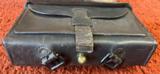 Original Model 1864 Rifle Cartridge Pouch With Govt. Inspectors Marks And Tin Liners - 7 of 10
