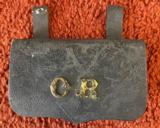 Pre Civil War Militia Cartridge Pouch With Tin Liner.