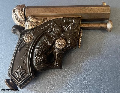 LePage Percussion Mouse
And Dog Pistol Serial # 16