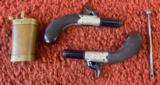 Cased Pair Of "J. Williams London " Muff Pistols - 11 of 15