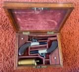 Cased Pair Of "J. Williams London " Muff Pistols - 2 of 15