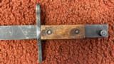 Type 30 Japanese Bayonet With Wooden Scabbard - 5 of 9