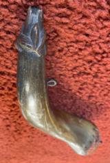 Antique Carved Powder Horn - 3 of 6