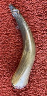 Antique Carved Powder Horn - 1 of 6