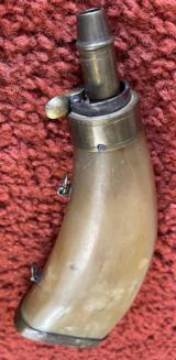 Antique Horn Powder Flask - 3 of 5