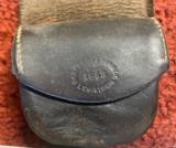 Civil War Cap Pouch Dated 1863 - 6 of 7