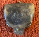 Civil War Cap Pouch Dated 1863 - 1 of 7