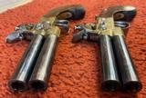 Huge Pair Of Over-Under Large Bore Flint Pistols By Holmes, Liverpool - 6 of 6