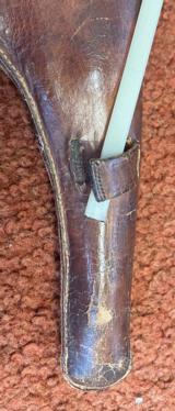 1862 Colt Pocket Navy Conversion With Great Old Original Holster - 10 of 13