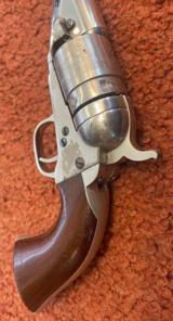 1862 Colt Pocket Navy Conversion With Great Old Original Holster - 9 of 13