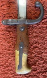 French Gras Bayonet With Scabbard - 4 of 10